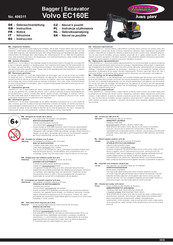 Jamara Volvo EC160E Metal Instructions Manual