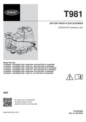 Tennant T981 Operator's Manual