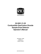 RKI Instruments 35-3001-11-10 Operator's Manual