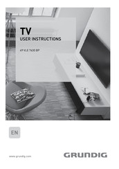 Grundig 49 VLE 7630 BP User Instructions