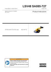 Atlas Copco LSV48 SA085-727 Product Instructions