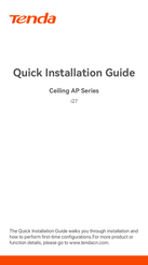 Tenda AP Series Quick Installation Manual