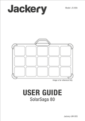 Jackery SolarSaga 80 User Manual