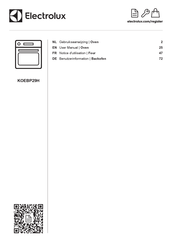 Electrolux KOEBP29H User Manual