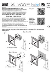 urmet domus 2voice VOG 5W 1760 Installation Manual