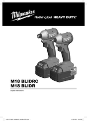 Milwaukee M18 BLIDRC-0 Original Instructions Manual