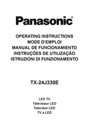 Panasonic TX-24J330E Operating Instructions Manual