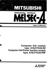 Mitsubishi Electric MELSEC-A AlSJ71C24-R2 User Manual