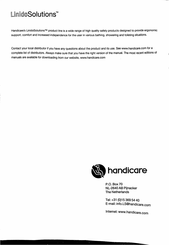 Handicare LinidoSolutions U2201,2006 Series Manual