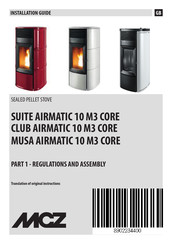 MCZ MUSA AIRMATIC 10 M3 CORE Installation Manual