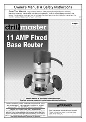 Harbor Freight Tools dril master 68341 Owner's Manual & Safety Instructions