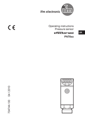 IFM Electronic efector500 PN7009 Operating Instructions Manual