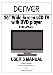 Denver TFD-2620 User Manual