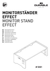 DURABLE EFFECT 5081 Information For Use