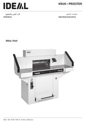 KRUG+PRIESTER IDEAL 5560 AR Operating Instructions Manual