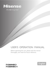 Hisense FV306N4BC11 User's Operation Manual