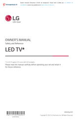 LG UM662H Owner's Manual