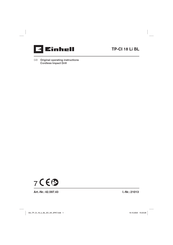 EINHELL 42.597.43 Original Operating Instructions