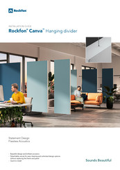 Rockfon Canva Hanging divider Installation Manual
