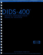 Raytheon DIDS-400 402-2M10 Installation And Maintenance Manual