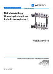 AFRISO ProCalida VA 1C Operating Instructions Manual