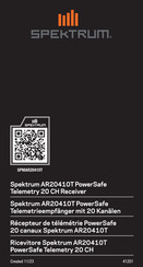 Spektrum SPMAR20410TS Manual