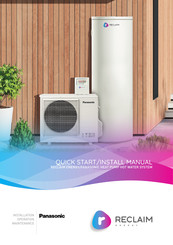 Reclaim Panasonic REHP-KY-CO2-250GL Quick Start Manual