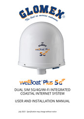 Glomex weBBoat Plus 5G User And Installation Manual