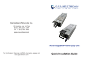 Grandstream Networks CRPS920W Quick Installation Manual