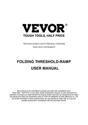 VEVOR 21YF5QCV0 User Manual