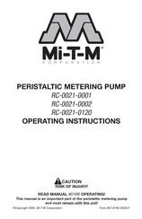Mi-T-M RC-0021-0001 Operating Instructions Manual