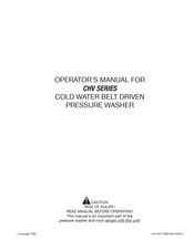 Mi-T-M CHV Series Operator's Manual