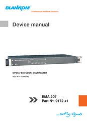 Blankom EMA 207 Device Manual