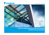 Daikin DUK SE57 Madoka BRC1H519 Installation & Commissioning