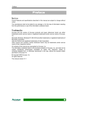 Accusys ACS-99100 User Manual