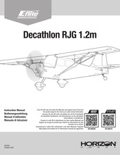 Horizon Hobby E-flite Decathlon RJG 1.2m Instruction Manual