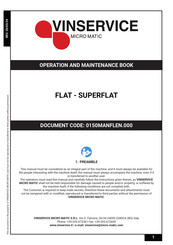 Vinservice FLAT Operation And Maintenance Book