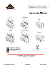 J. A. Roby CUISINIÈRE 3.0 Instruction Manual