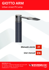 Western Co GIOTTO ARM User Manual