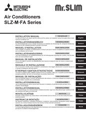 Mitsubishi Electric Mr. SLIM SLZ-M FA Series Installation Manual