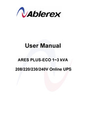 Ablerex ARES PLUS-ECO 2K User Manual