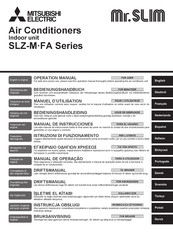 Mitsubishi Electric Mr.SLIM SLZ-M25FA Operation Manual