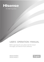 Hisense RB381N4WB1 User's Operation Manual