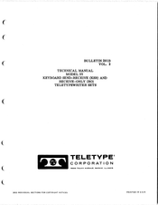 Teletype 35 Technical Manual