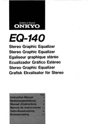 Onkyo EQ-140 Instruction Manual