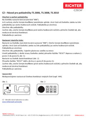 RICHTER CZECH TS.3010 Instructions Manual