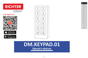 RICHTER CZECH DM.KEYPAD.01 Operating Instructions Manual