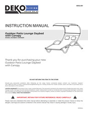DEKO LIVING COP20201 Instruction Manual