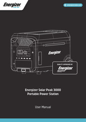 Energizer Solar Peak 3000 User Manual
