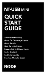 RODE Microphones NT-USB MINI Quick Start Manual